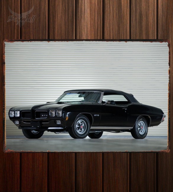 Металлическая табличка Pontiac GTO Convertible 558 Металлическая табличка Pontiac GTO Convertible 558